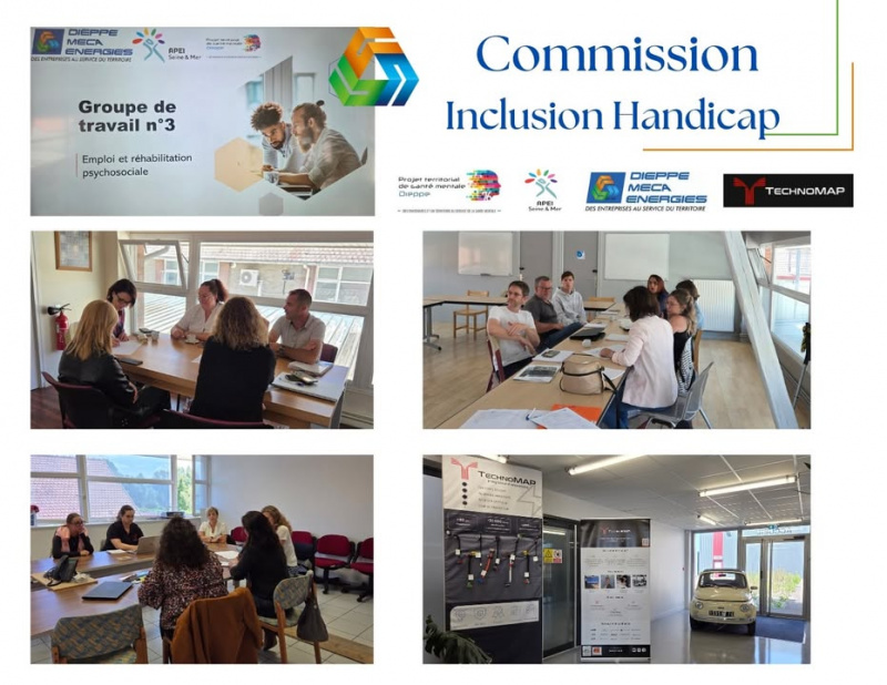 Lundi 23 juin avait lieu le 3e groupe de travail de la commission Inclusion Handicap.