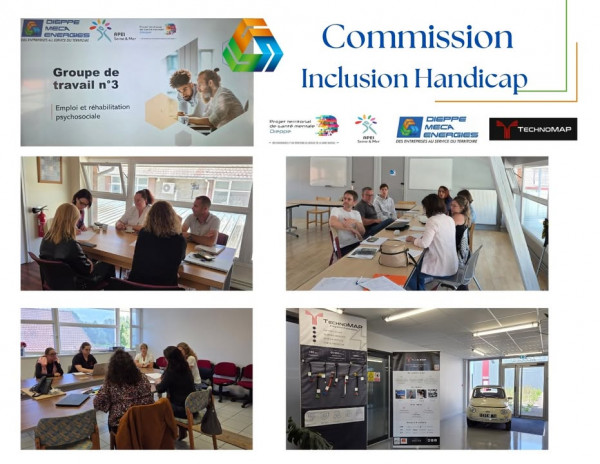 Lundi 23 juin avait lieu le 3e groupe de travail de la commission Inclusion Handicap.